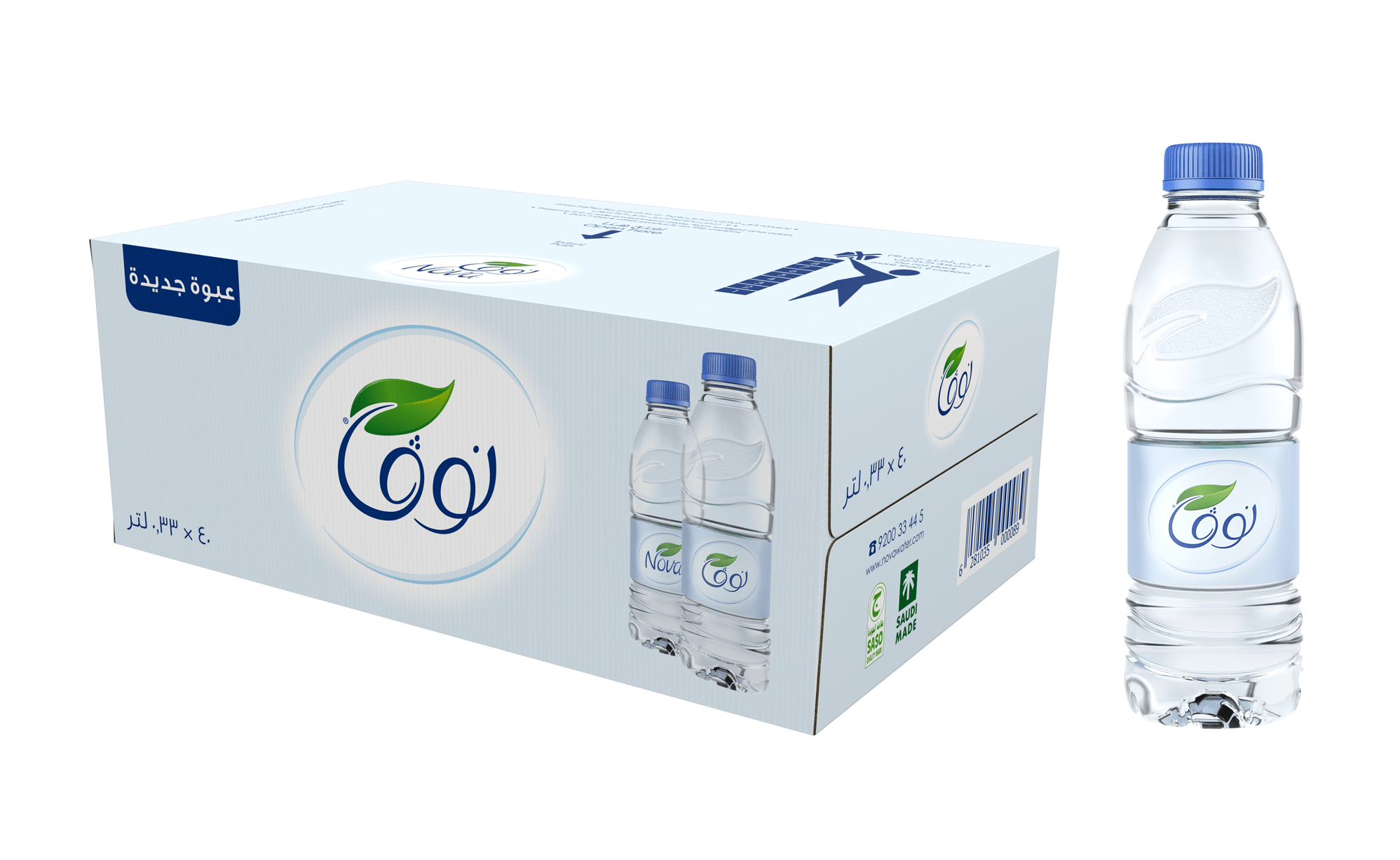 كرتونة مياه 20 قطعه 330 مل